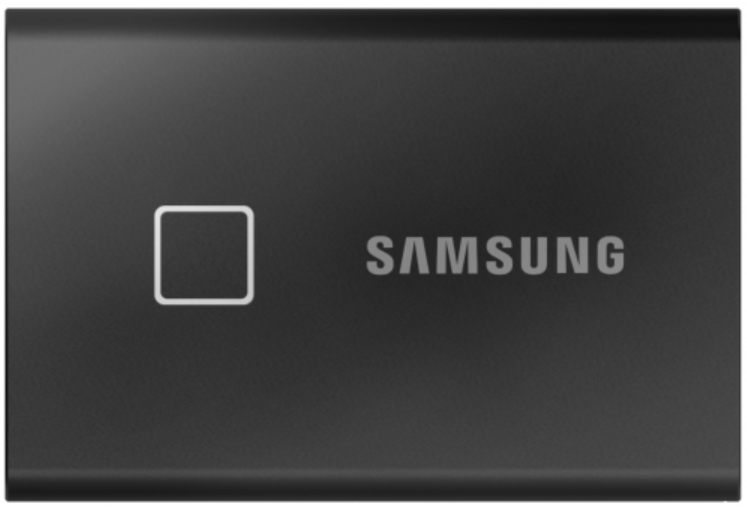 Внешний SSD Samsung T7 Touch 500Gb USB 3.2 MU-PC500K, черный